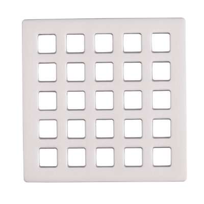 3.75 Inch Square Nickel Brushed SUS304 Shower Drain Grate